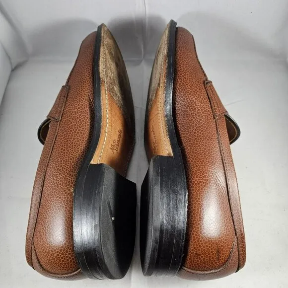 Allen Edmonds Men's Hamilton Tan Dress Shoes Size 5.5E Made In U.S.A