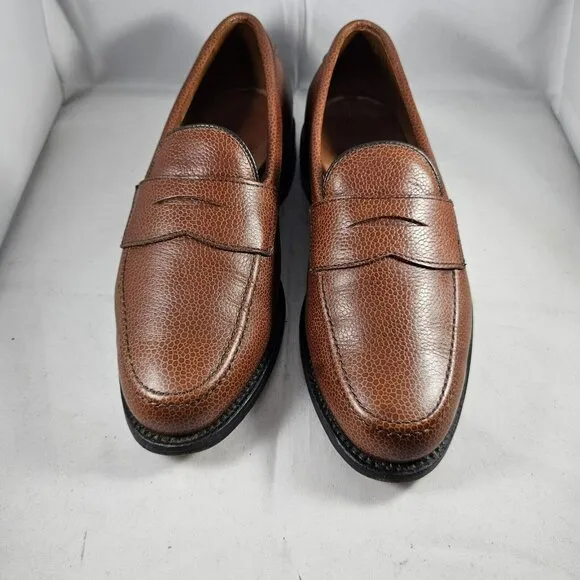 Allen Edmonds Men's Hamilton Tan Dress Shoes Size 5.5E Made In U.S.A