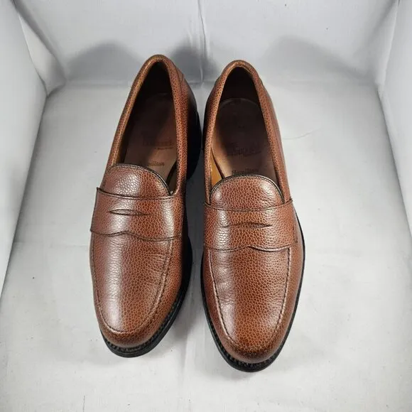 Allen Edmonds Men's Hamilton Tan Dress Shoes Size 5.5E Made In U.S.A