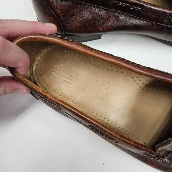 Allen Edmonds Mens Woodstock Leather Tassel Slip On Loafers Made USA 11.5 D