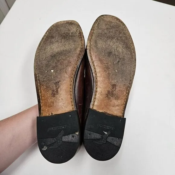 Allen Edmonds Mens Woodstock Leather Tassel Slip On Loafers Made USA 11.5 D