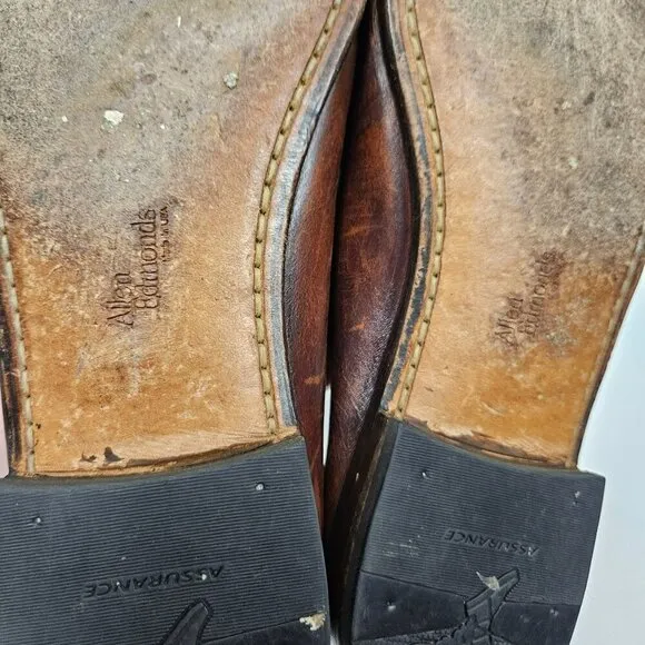 Allen Edmonds Mens Woodstock Leather Tassel Slip On Loafers Made USA 11.5 D
