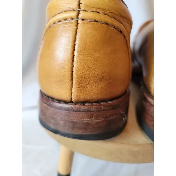 Allen Edmonds Randolph Brown Tan Leather Penny Loafers Mens Size 8