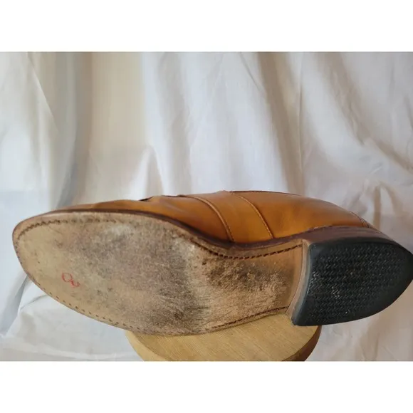 Allen Edmonds Randolph Brown Tan Leather Penny Loafers Mens Size 8