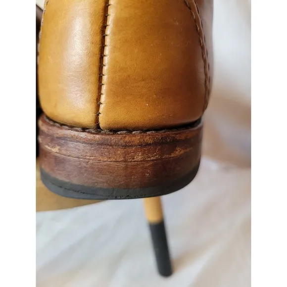 Allen Edmonds Randolph Brown Tan Leather Penny Loafers Mens Size 8
