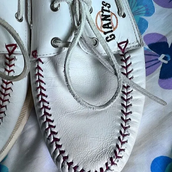 Allen Edmonds Fastball Baseball Loafers Dock Shoes SF GIANTS