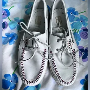 Allen Edmonds Fastball Baseball Loafers Dock Shoes SF GIANTS
