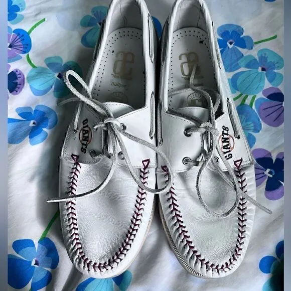 Allen Edmonds Fastball Baseball Loafers Dock Shoes SF GIANTS