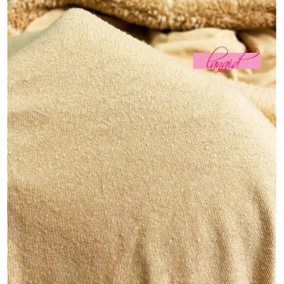 Alo Foxy Sherpa Jacket Camel Fuzzy Teddy Faux Shearling Fur Caramel Tan Coat XS