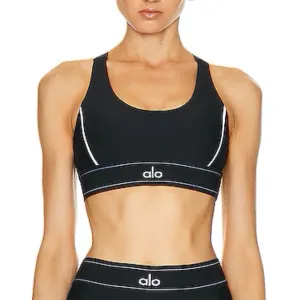 Alo Yoga Airlift Suit Up Bra Black/White XS