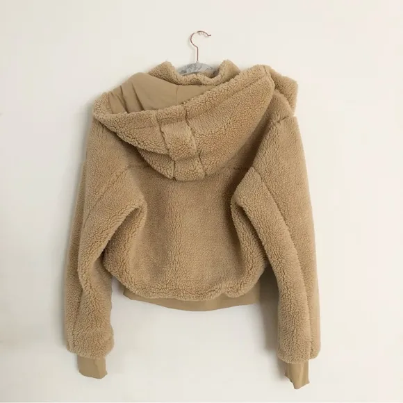Alo Yoga Foxy Sherpa Jacket Camel S
