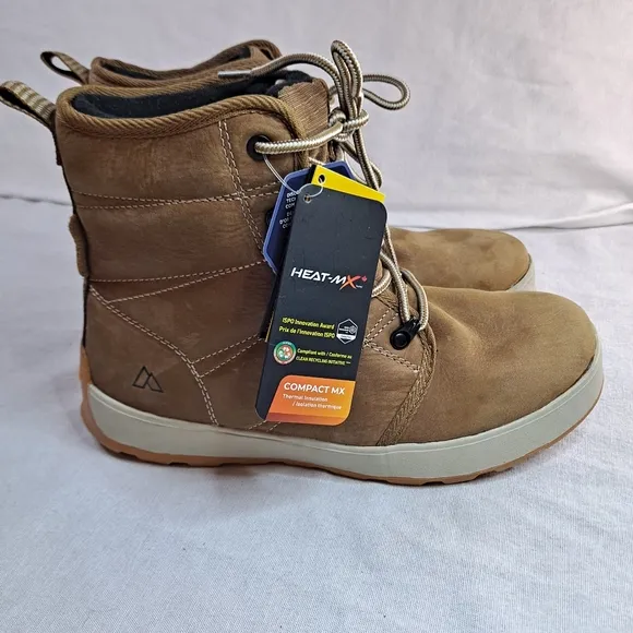 Alpine Design Kamik Men's Ezra Tan Boots Tan Waterproof Insulated Size 8