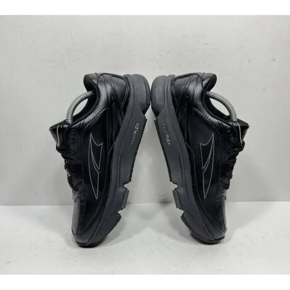 Altra Provision Walk Black Leather Women's Size 5.5 Running Shoes Sneakers