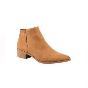 American Rag Women's Tori Fabric Pointed Toe Ankle Fashion Boots Brown Size 11 M