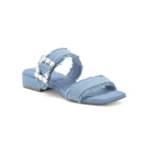 ANNE KLEIN Denim Lillie Sandals