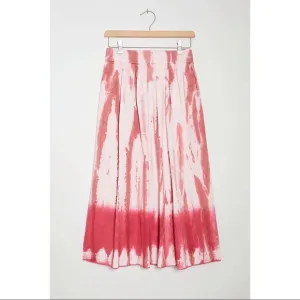 Anthro  Tiny Ansley Tie-Dye Wrap Midi Skirt