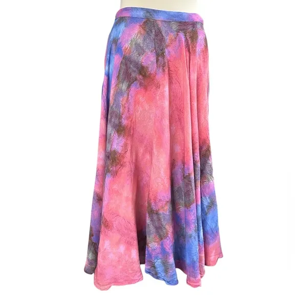 Anthropologie Bl-nk Joni Tie-Dye Midi Skirt