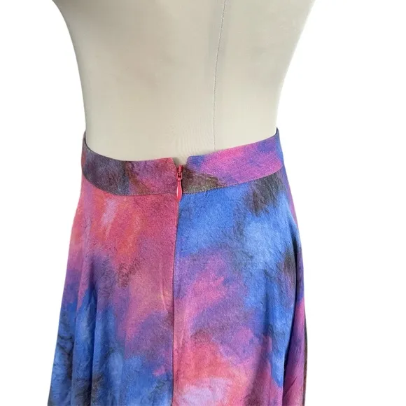 Anthropologie Bl-nk Joni Tie-Dye Midi Skirt