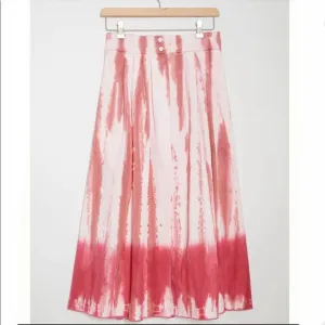 Anthropologie Tiny Pink/Rose Ansley Tie-Dye Wrap Midi Skirt Size Large