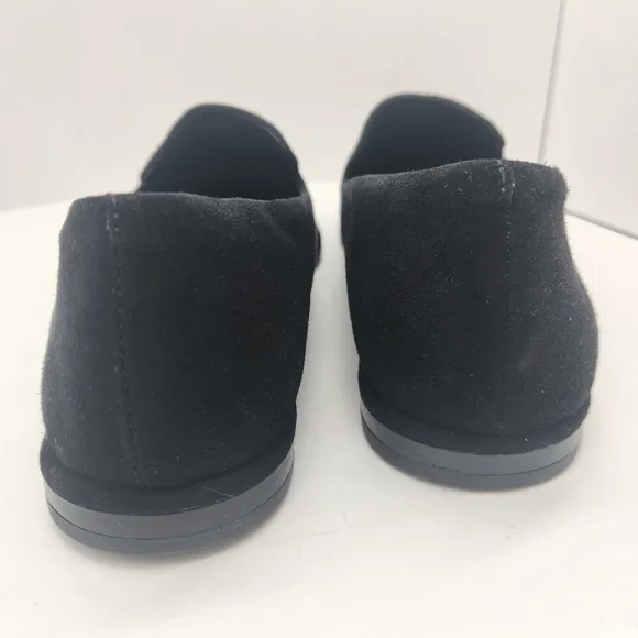 Antonio Melani loafers 9.5 black suede Aaron arch support flats formal new $120