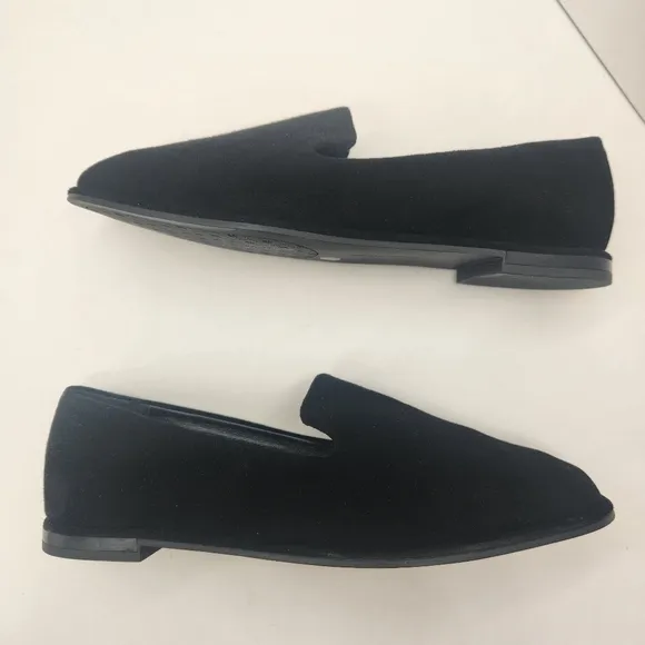 Antonio Melani loafers 9.5 black suede Aaron arch support flats formal new $120