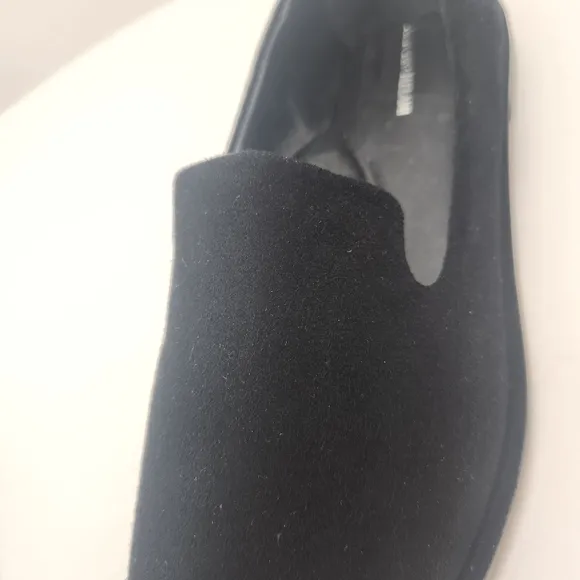 Antonio Melani loafers 9.5 black suede Aaron arch support flats formal new $120