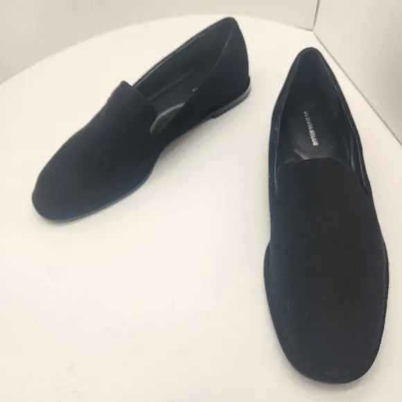 Antonio Melani loafers 9.5 black suede Aaron arch support flats formal new $120