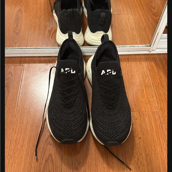 APL Black Knit Sneakers