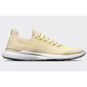 APL Knit Techloom Breeze Trainers Sneakers Yellow Lightweight 40.5 US 9.5 NEW
