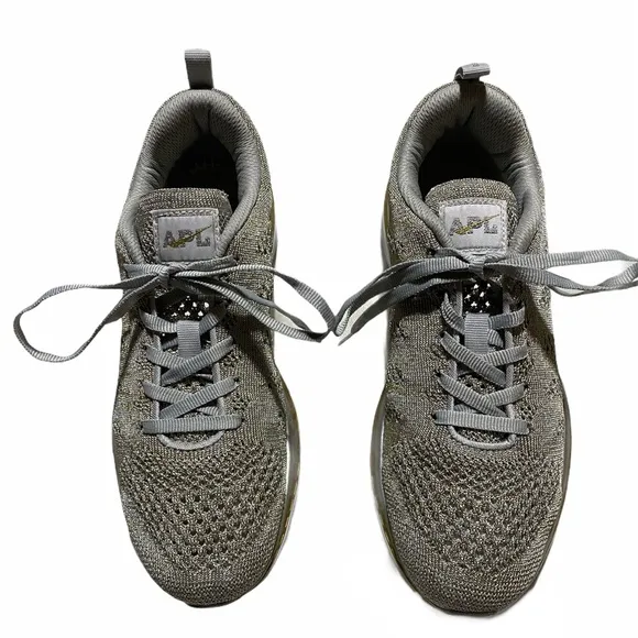 Apl Metallic Athletic Proloom Sneakers Athletic Jog Walk  Sz 7.5
