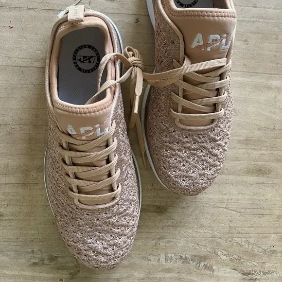 APL Women's Sneakers in Tan and White