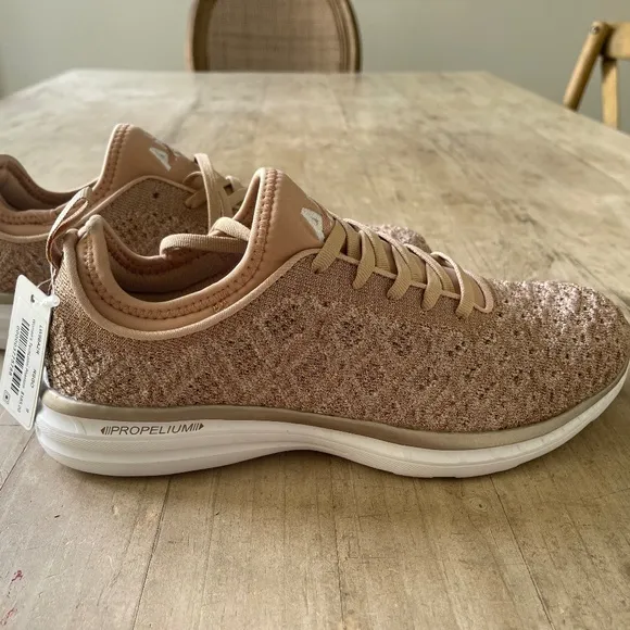 APL Women's Sneakers in Tan and White