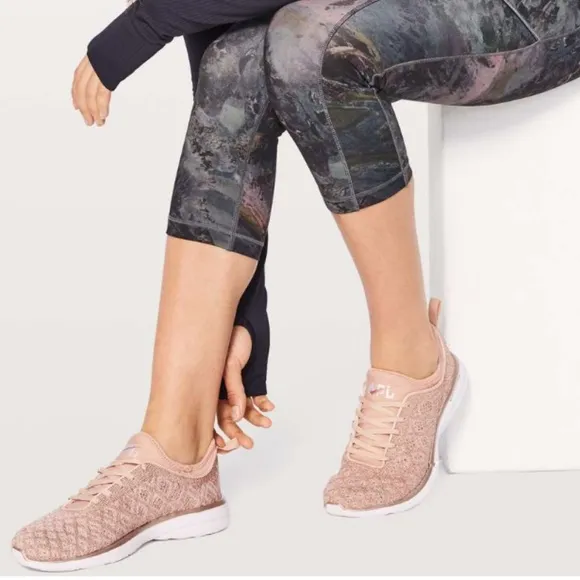 APL Women's Sneakers in Tan and White