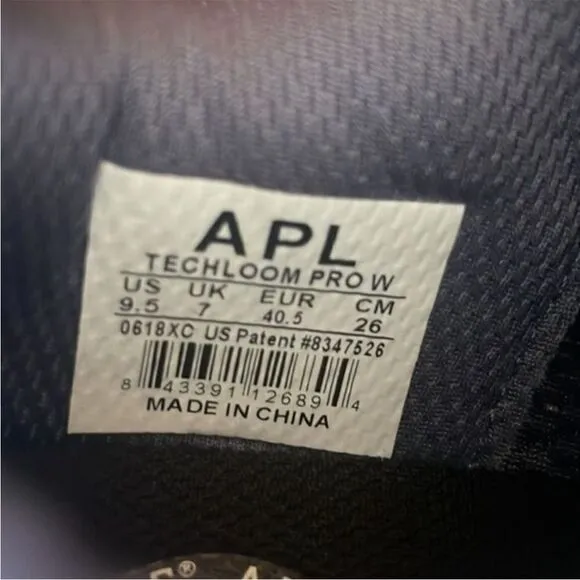 APL Techloom Pro Trainer Sneakers Grey Grisaille NWOB 9.5