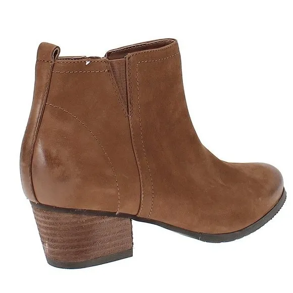 Aqua College Waterproof Leather Ankle Boots Sz 10 Wide NIB