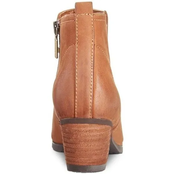 Aqua College Waterproof Leather Ankle Boots Sz 10 Wide NIB