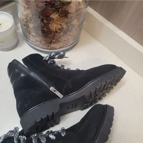 Aquatalia Wetherproof Marya Boots in Black Size 9.5 New