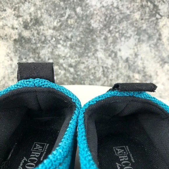 Arcopedico NWOT Women's Size 39 (8-8.5) LS Turquoise Blue Knit Lace-Up Shoes