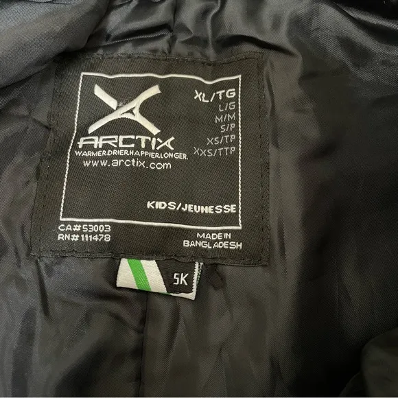 ARCTIX unisex kids (boys or girls) snowpants Xl
