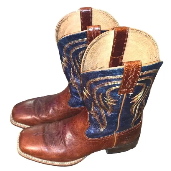 Ariat 12D Plano Western Boots Lightweight Square Toe