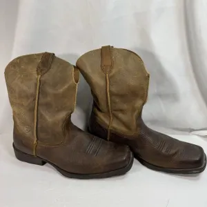 Ariat Brown Rambler Pull-On Square Toe Men's Boots Size 15D