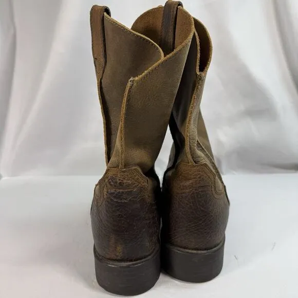 Ariat Brown Rambler Pull-On Square Toe Men's Boots Size 15D