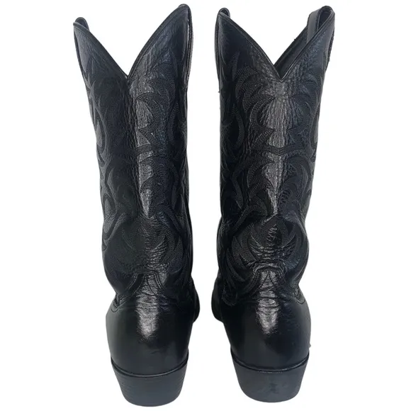 Ariat Heritage R Toe Black Cowboy Boots