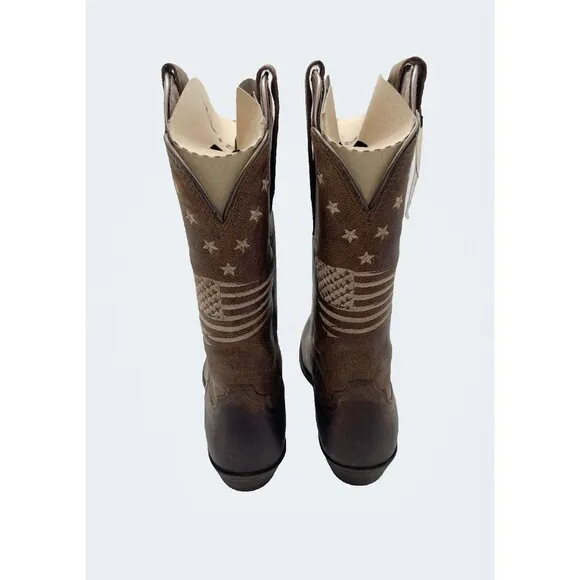 Ariat Heritage R Toe Liberty Stretch Fit Boots Women’s Size 10W Brown Western