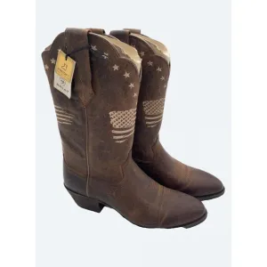Ariat Heritage R Toe Liberty Stretch Fit Boots Women’s Size 10W Brown Western