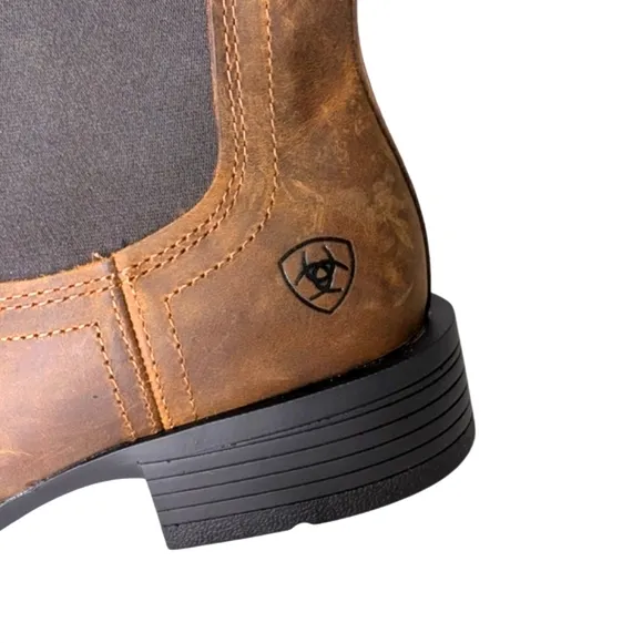 Ariat Men's Brown Booker Ultra Leather Western Chelsea Boots..Size 8.5D