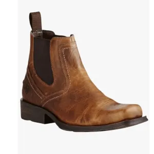 Ariat Men’s Midtown Rambler leather Boots in Barn Brown distressed Sz 9 D