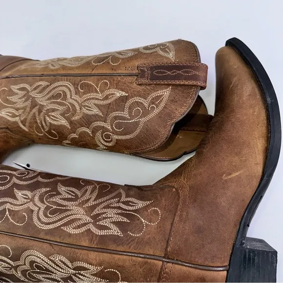 Ariat Women's Brown Leather Cowgirl Western Boots - Size 7B