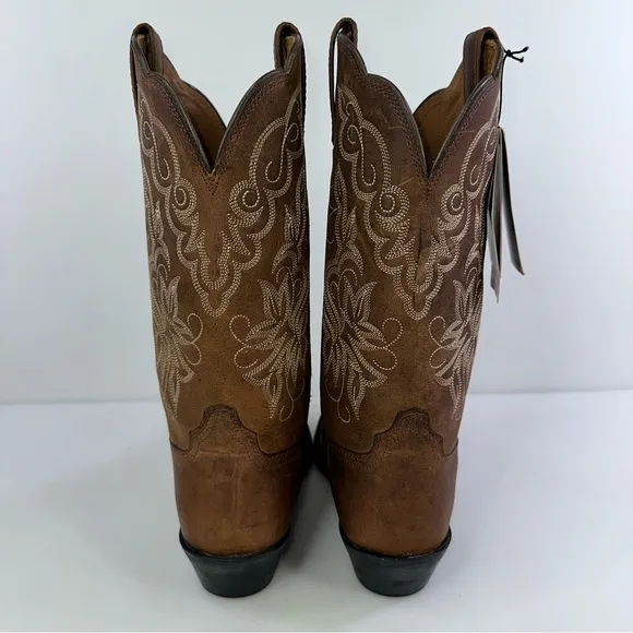 Ariat Women's Brown Leather Cowgirl Western Boots - Size 7B