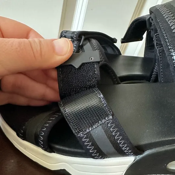 Ash Women's Black Lewis Summer Sneaker Sandals Shoes Size EU 39/US 9